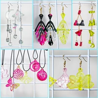 pendant earring silicone mold diy keychain jewelry pendant combination pendant earring full version silicone mold