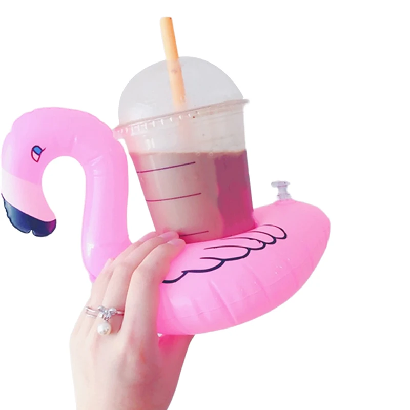 

1PC Creative inflatable water coaster, floating beverage cup holder, swimming pool party decoration