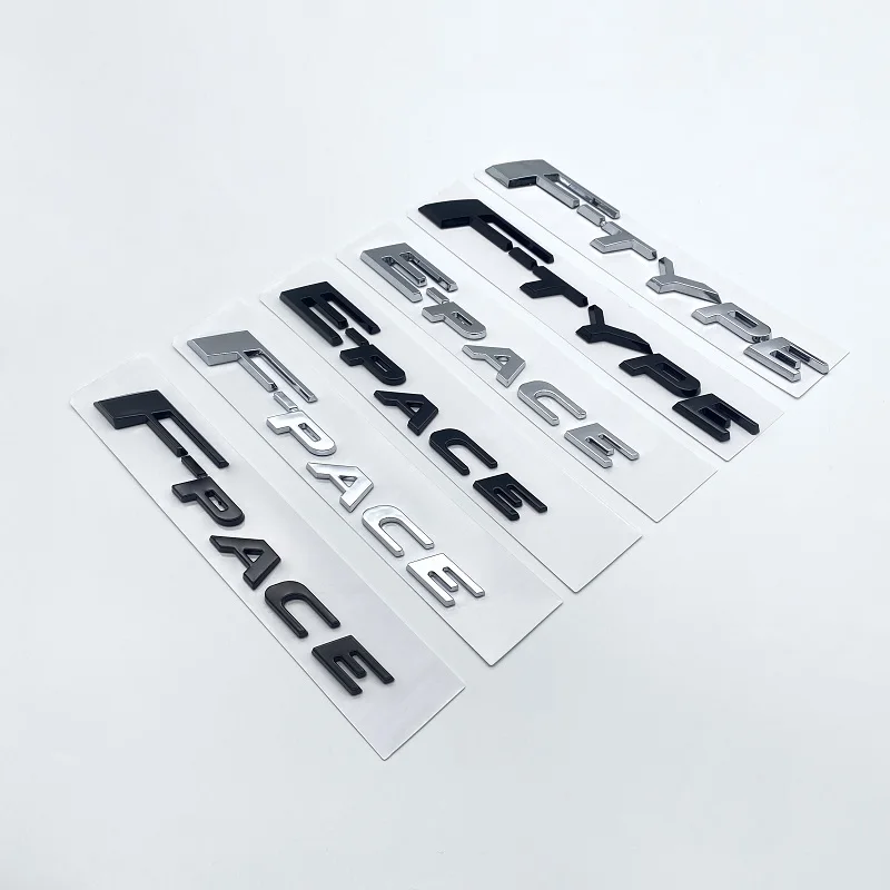 

3D Letters Numbers P200 P250 P300 P350 20T 25T 30T AWD Emblem for Jaguar F-type F-pace E-pace XF XJ XE Fender Trunk Logo Sticker