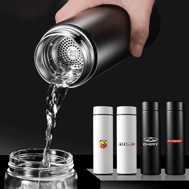 

Portable Car Stainless Steel Thermos Coffee Thermos Mug For Opel Toyota Ford Honda Lada Fiat Nissan Peugeot Mitsubishi Hyundai
