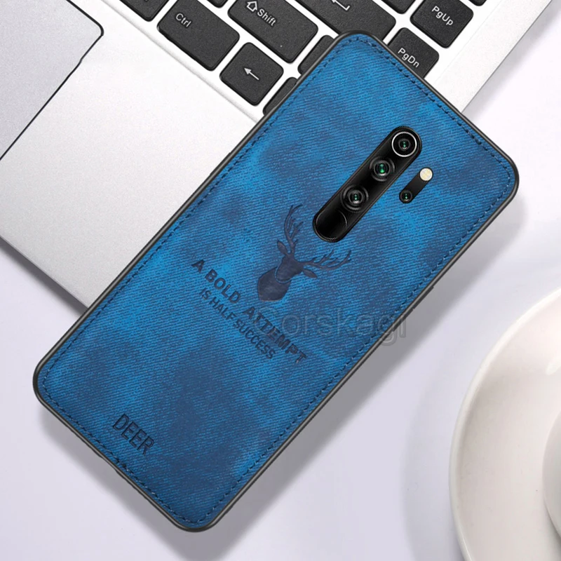 Чехол Деловой тканевый для Redmi 10 10C 9C NFC 9A 9AT 9 8 8A Note 11 11S 10S 8T 9S Pro POCO X3 GT | Мобильные