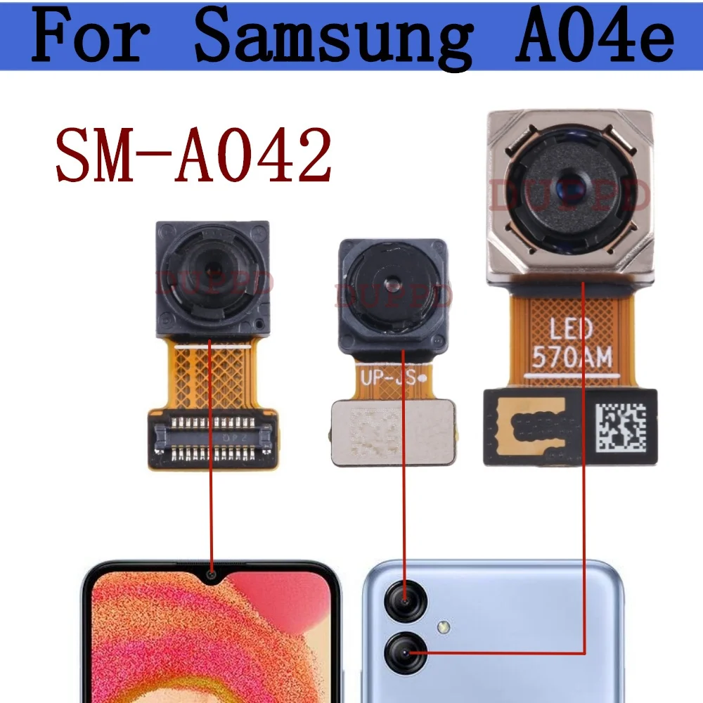 Передняя задняя камера для Samsung Galaxy A04e SM-A042F A042M часть широкая глубина модуль