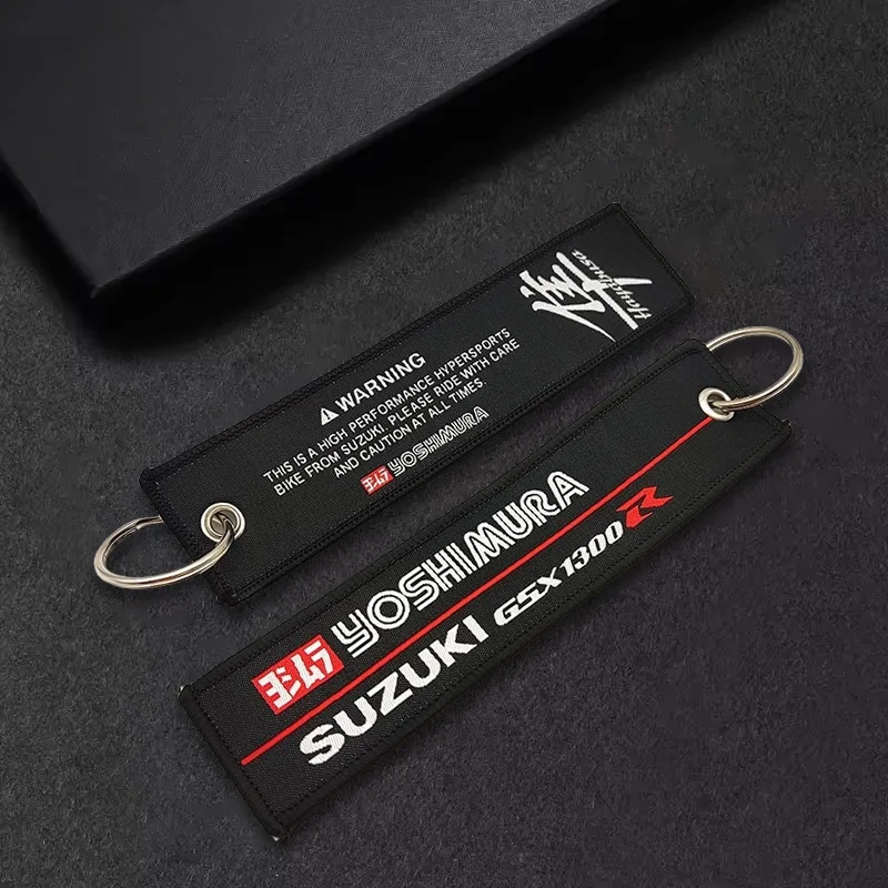 

Вышивка мотоциклетных значков, брелок для ключей, подвеска против потери для Suzuki GSX1300R GSXR 600 750 1000 GSX-R 600 750 1000 125 150