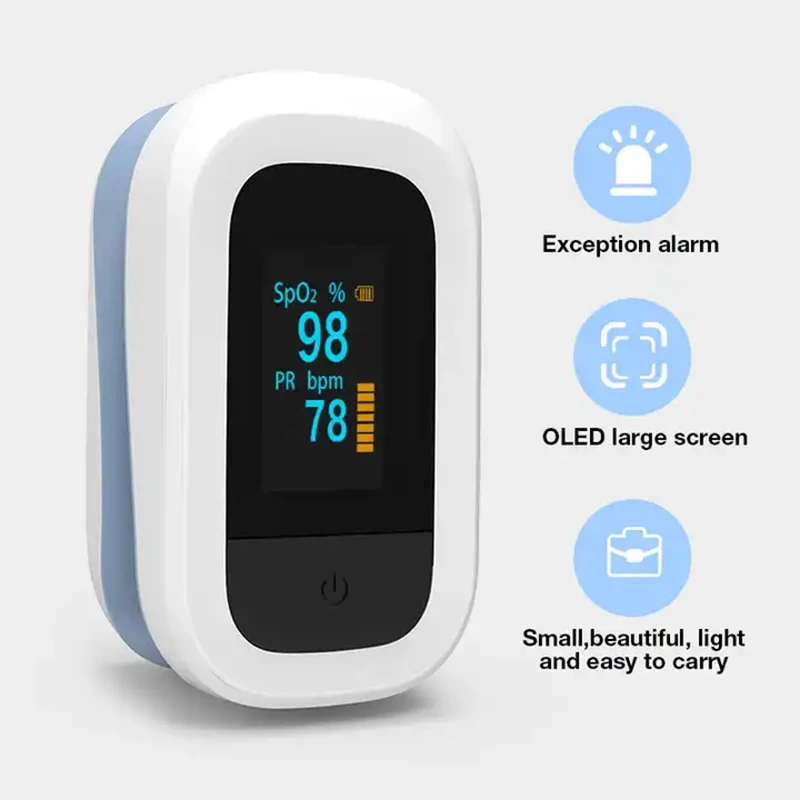 

The latest finger clip type heart rate pulse oximeter precision pulse monitor fingertip pulse oximeter blood oxygen saturation