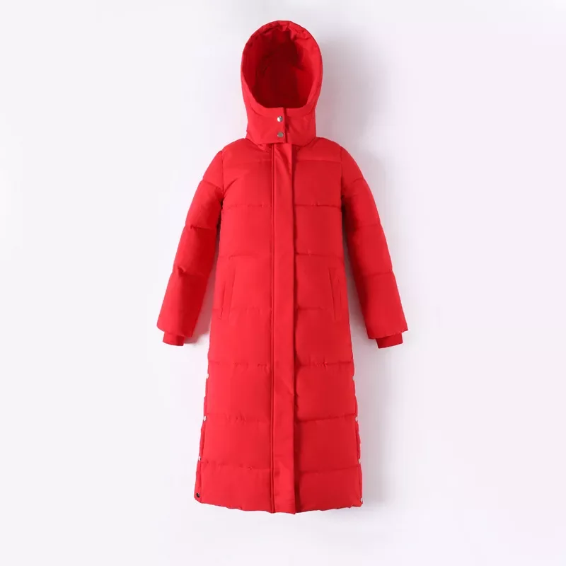 2022New down parka women with hood down jacket winterr coat cultivate morality fashion eiderdown hoodie with thick 805