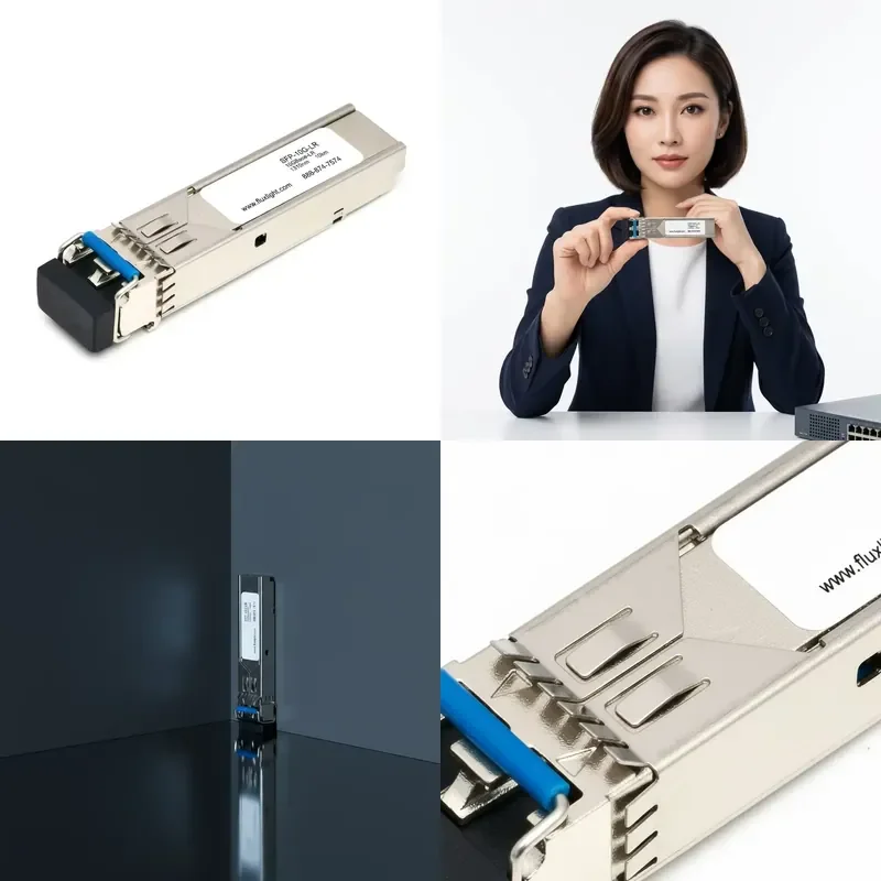 Фото Совместимый с Cisco SFP+ LR трансиверный модуль 10GBase LR 1310 нм 10 км, оптоволоконный модуль №1