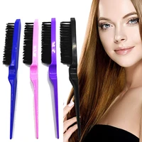 1pcs professional hair brushes hair comb teasing back combing hair brush slim hair fluffy tool hairdressing salon styling tools