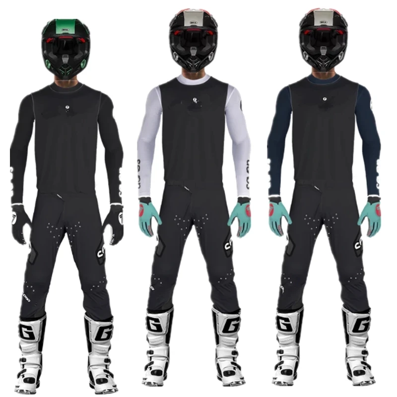 

2022 Zero Black Motocross Jersey Set Motorcycle Clothing Atv Dirt Bike Clothing Moto Off Road Mx Gp Gear Set T