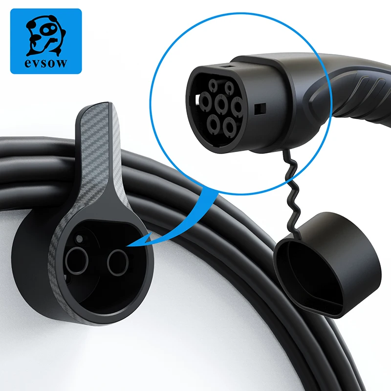 Держатель зарядного устройства evsow типа 2 EV держатель кабеля настенный