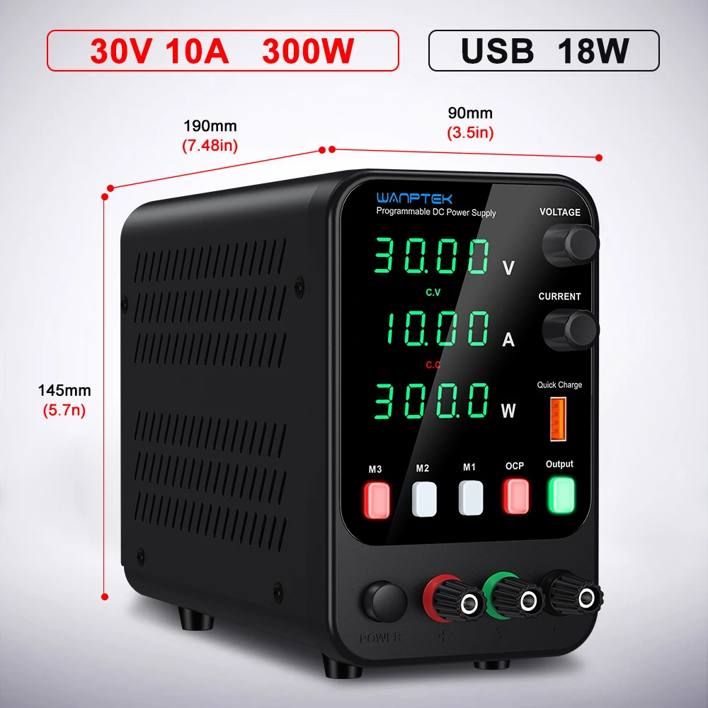 

Wanptek Регулируемый лабораторный источник питания