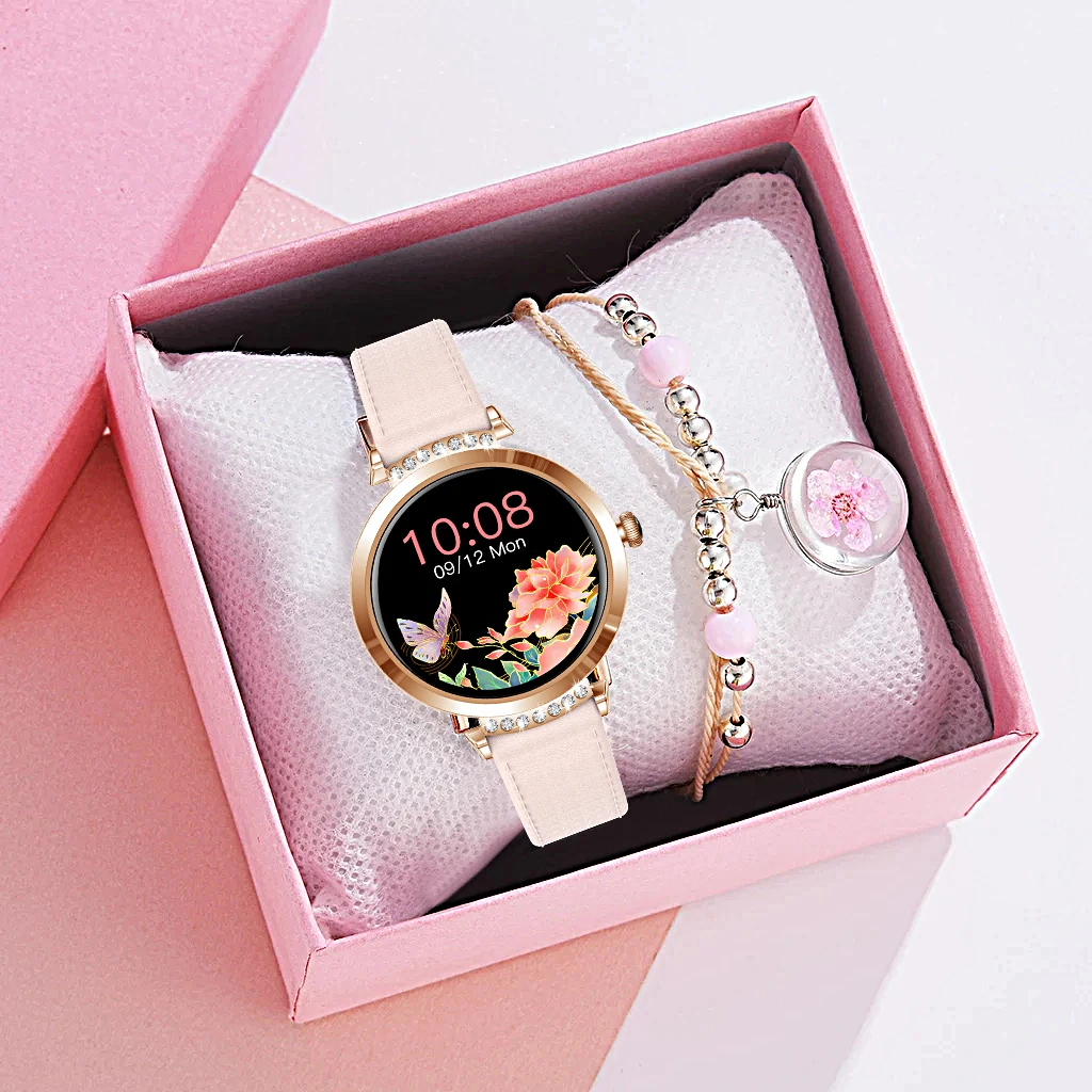 

New Fashion Smart Watch Women Heart Rate Health Monitor Sports Fitness Tracker IP68 Waterproof Smart Alarm Clock Smartwatch Lady