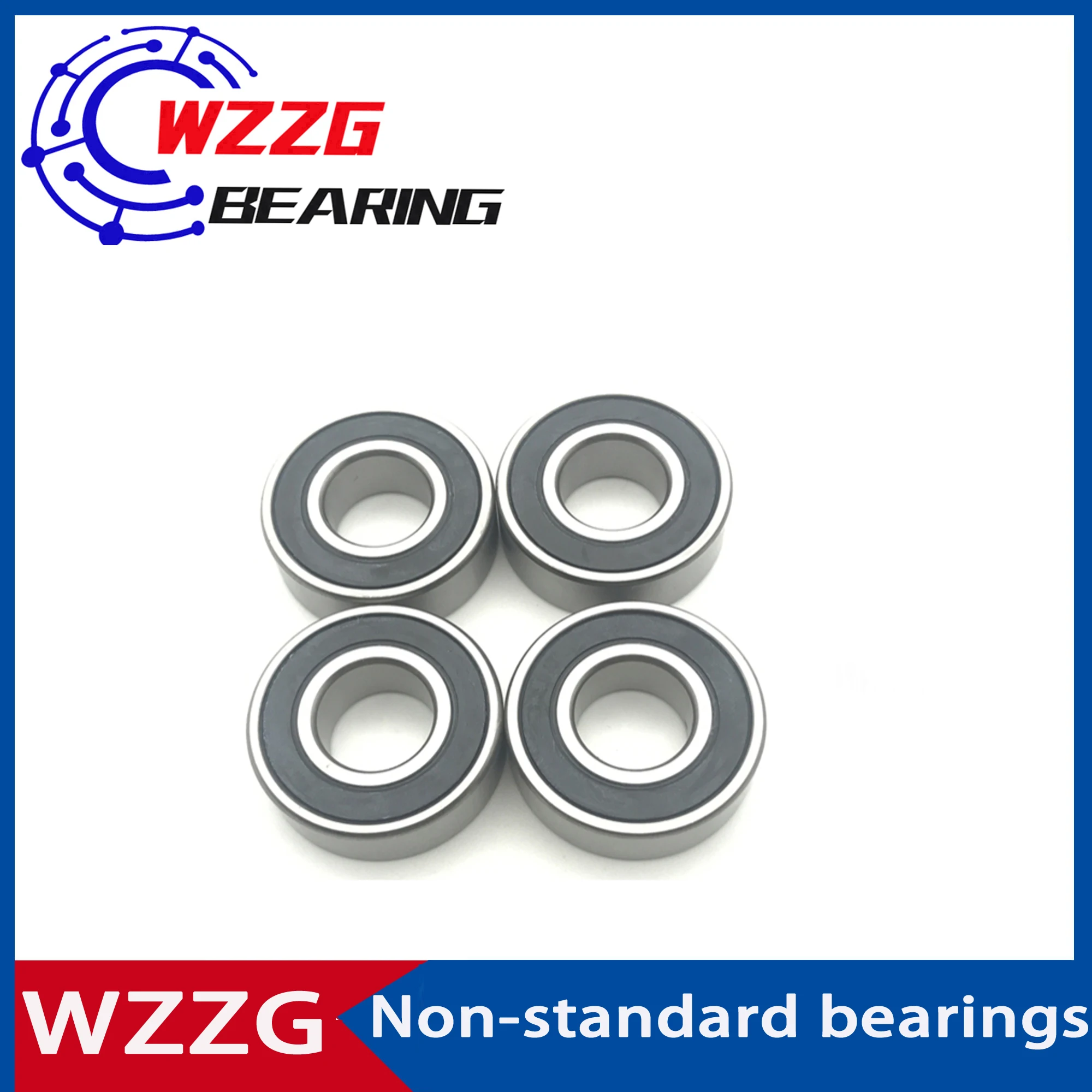 WZZG 4 шт. высококачественный нестандартный подшипник 1/6302/10.2-2RS 10 2*42*13 мм шариковый с