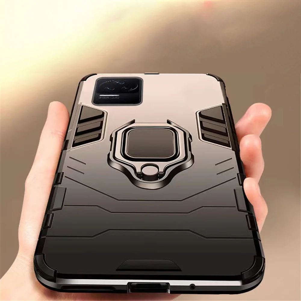 

Poco F4 5G Protector Case Luxury Armor Magentic Ring Car Holder Cover For Xiaomi Pocophone Little F4 GT F4GT PocoF4 GT Funda