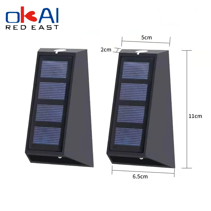 

Solar Wall Light Outdoor Courtyard Garden LED Waterproof Up and Down Light Emitting Outdoor Decorative Wall Light