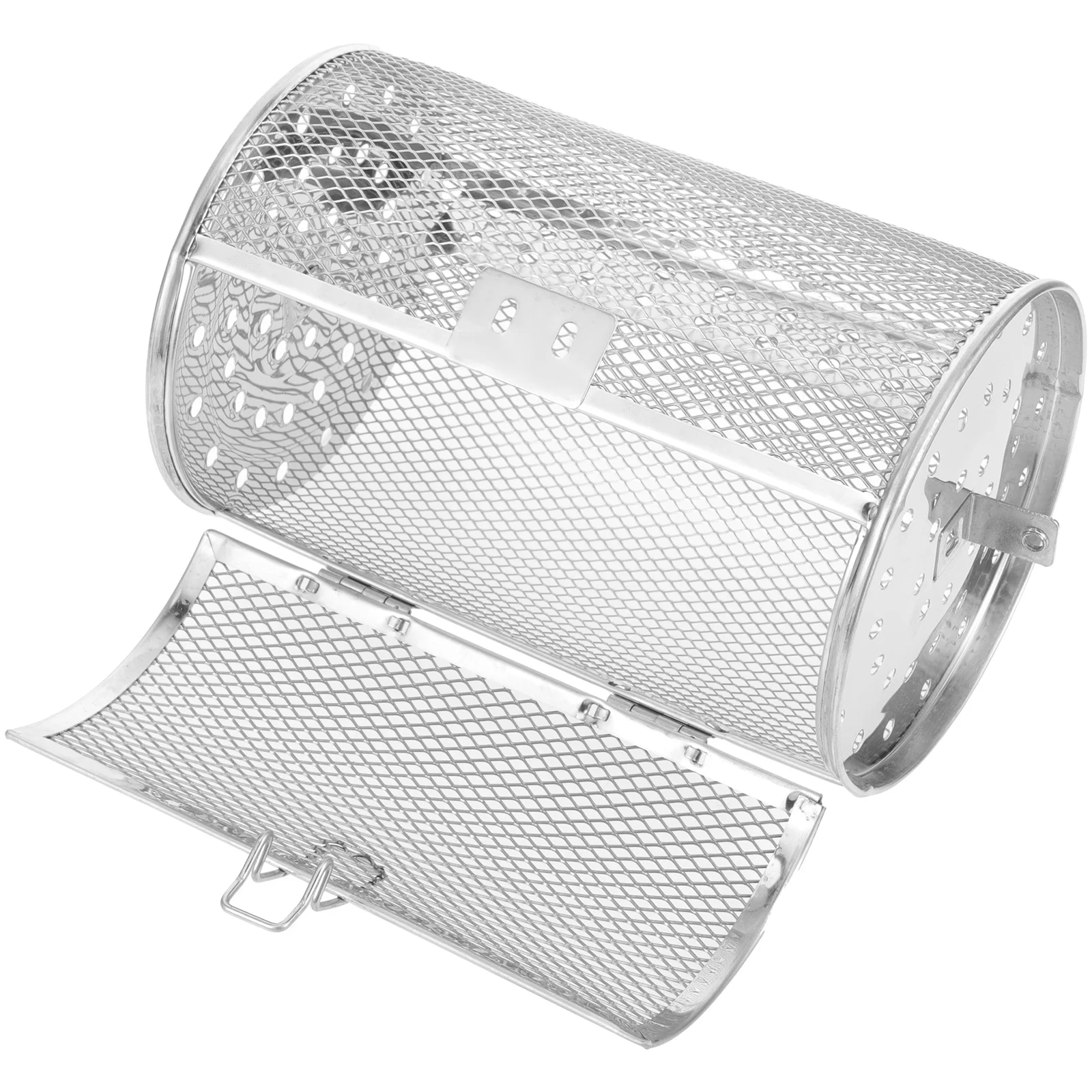 

Rolling Grill Basket Airfryers Kitchen Supplies Rotisserie Oven Accessories Rack Kabob Grilling Barbecue