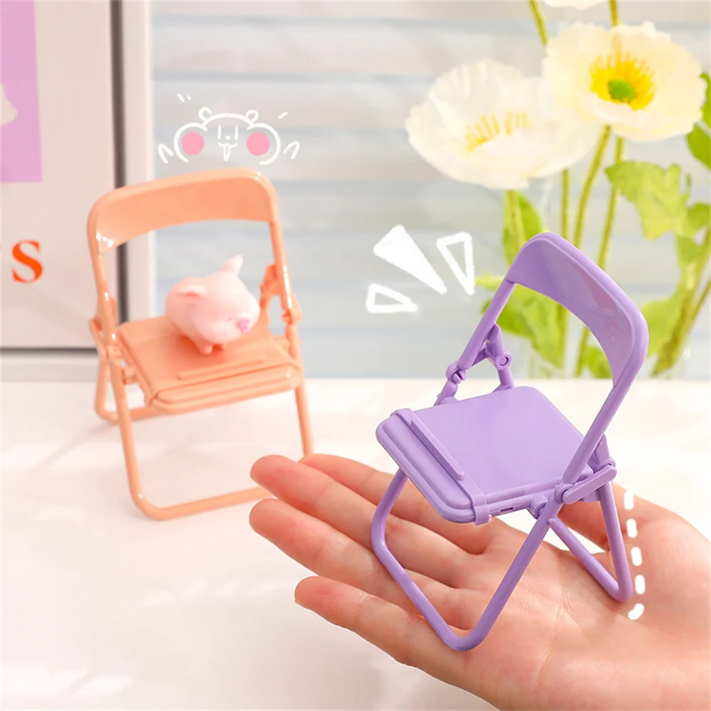 

Kawaii регулируемый держатель для телефона на стул подставка для IPhone Складная стойка Настольный держатель Универсальный Ленивый Кронштейн