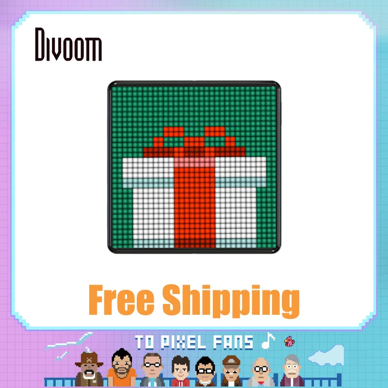 

Divoom Pixoo Max Digital Photo Frame with 32*32 Pixel Art Programmable LED Display Board, Christmas Gift, Home Light Decor