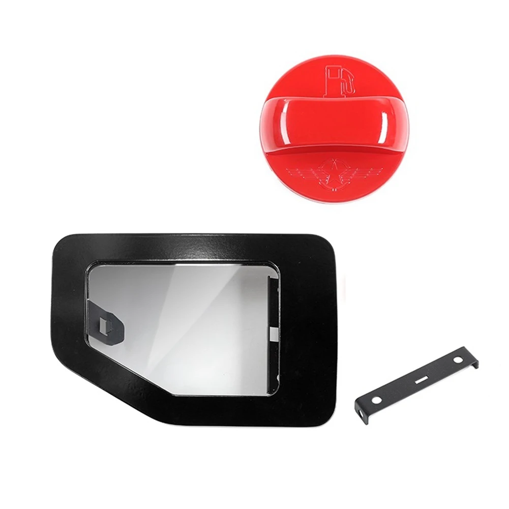 

For Suzuki Jimny JB64 JB74 2019-2021 Transparent Gas Fuel Filler Tank Cover Cap Decoration Car Exterior Accessories, B