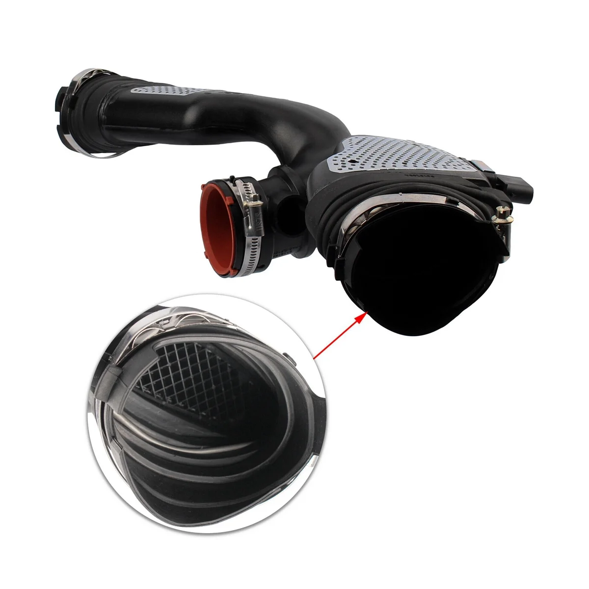 Воздуховод автомобильного двигателя A6420908237 с датчиком массы воздуха для E320 W211 W164