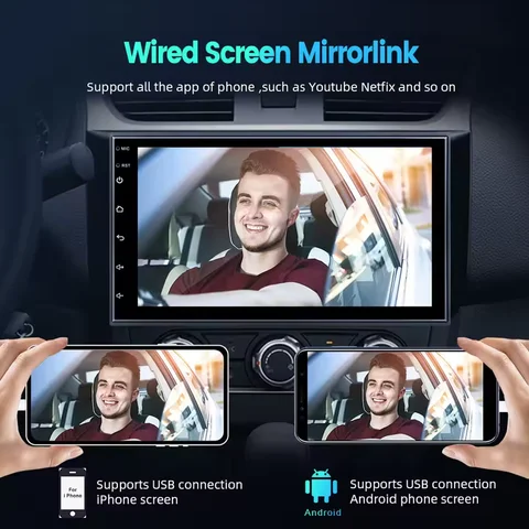 Мини-беспроводной ключ CarPlay для беспроводного Android Auto Android Car Carlinkit Car Play iOS Зеркальный экран Mirrorlink USB-адаптер