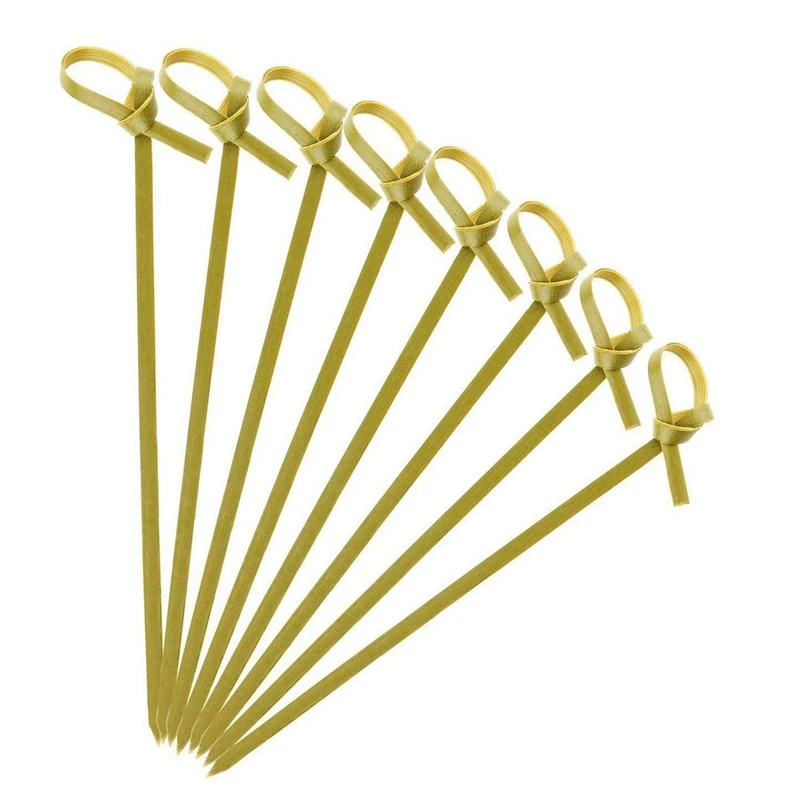 

1200 Pack Bamboo Cocktail Picks Cocktail Toothpicks Bamboo Skewers Toothpicks For Appetizers 4 Inch