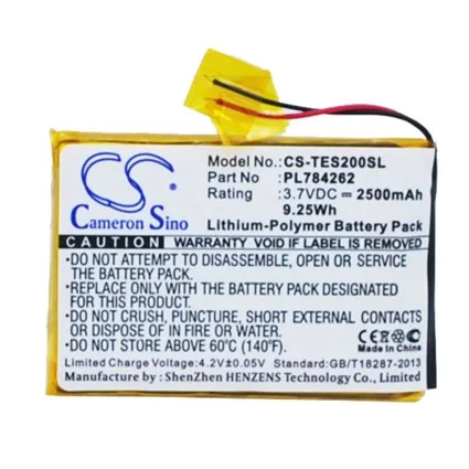 

CS 2500mAh / 9.25Wh battery for TEASI One 2 PL784262