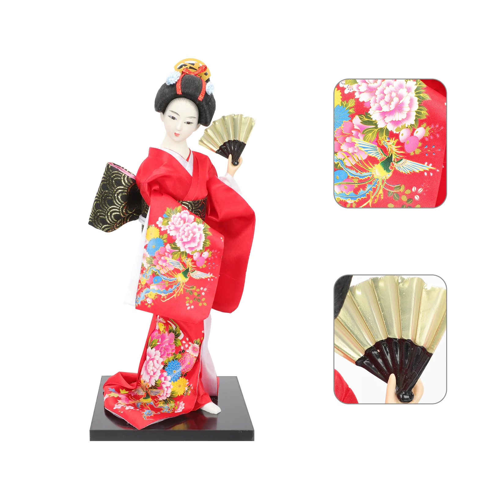 

Japanese Kimono Geishafigurine Statue Decorhome Scandinavian Asian Girl Kokeshi Resinornaments Desktop Oriental Sculpture Figure