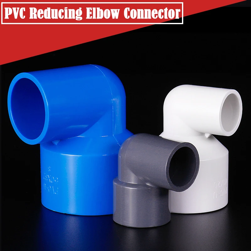 

2Pcs/Lot Inner Dia 63/75/90mm Reducing Elbow Joints PVC Pipe Connector Aquarium Fish Tank Adapter Garden Irrigation Fittings