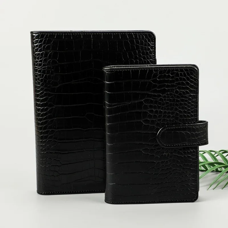 A5 A6 Macaroon лазер цветной крокодиловый узор DIY Обложка для блокнота дневника ежедневника бумажный чехол школьные канцелярские принадлежности