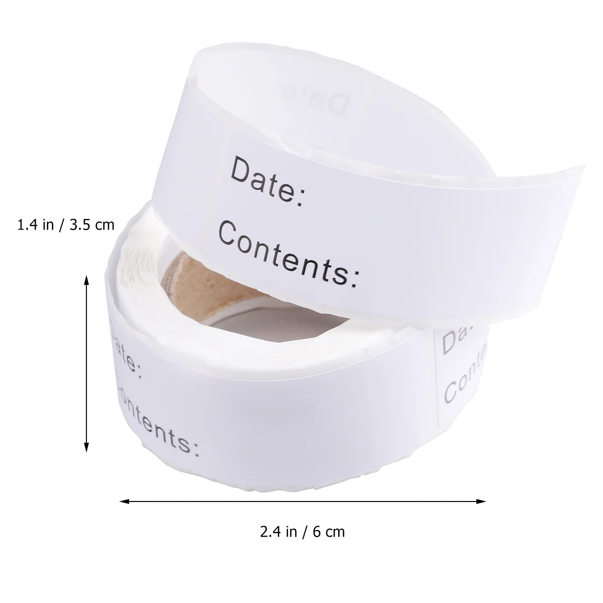 

125pcs/Roll Freezer Food Labels Self-Adhesive Removable Blank Sticker for Kitchen Home