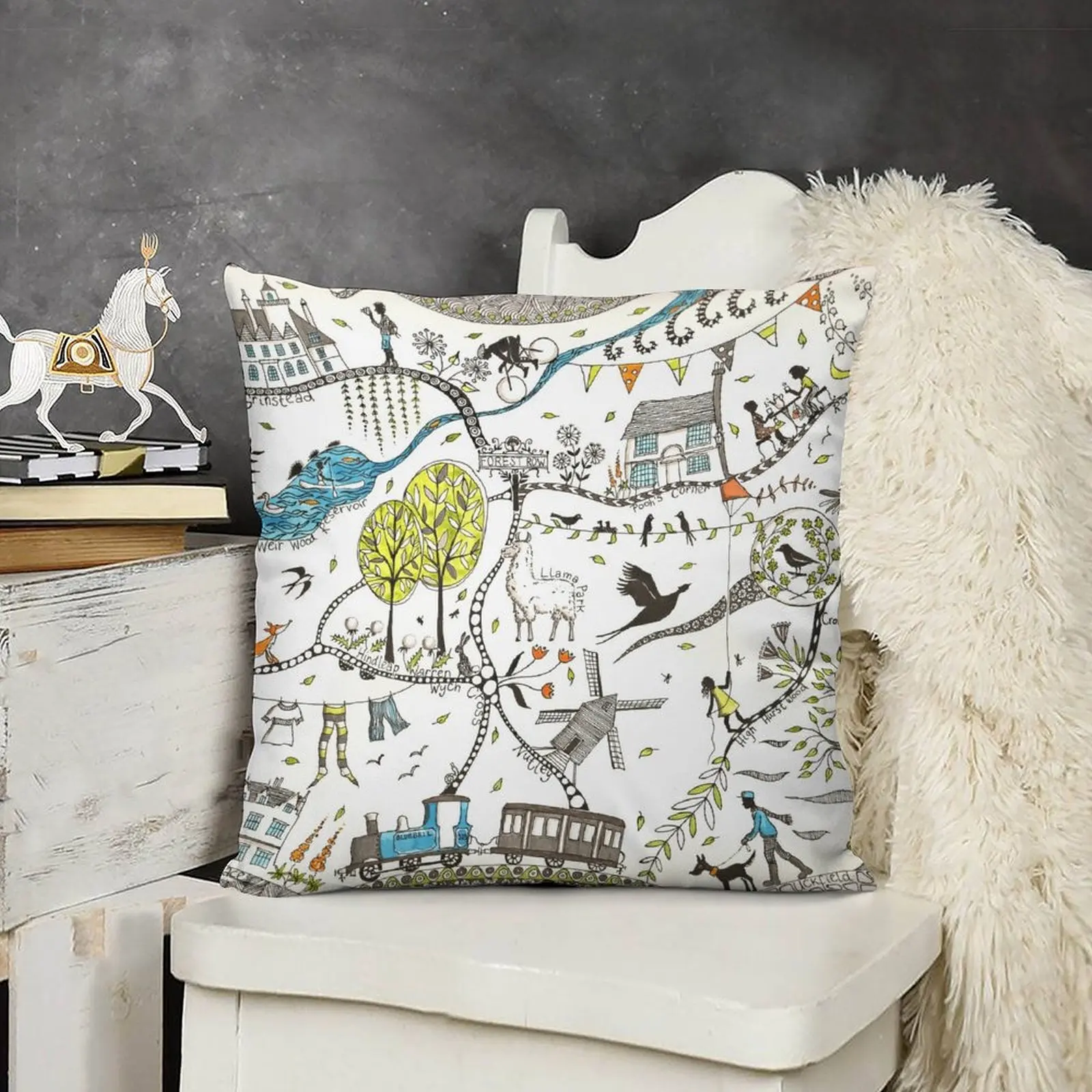 Декоративные подушки Ashdown Forest рождественские украшения для дома 2025