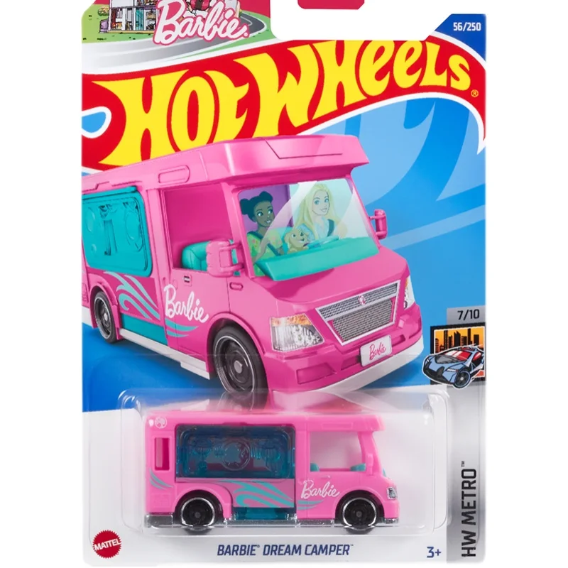 

Hot Wheels Barbie Dream Camper - Pink HW Metro Die-Cast Toy Alloy Car Model Toy Kids Gift C4982-56/250