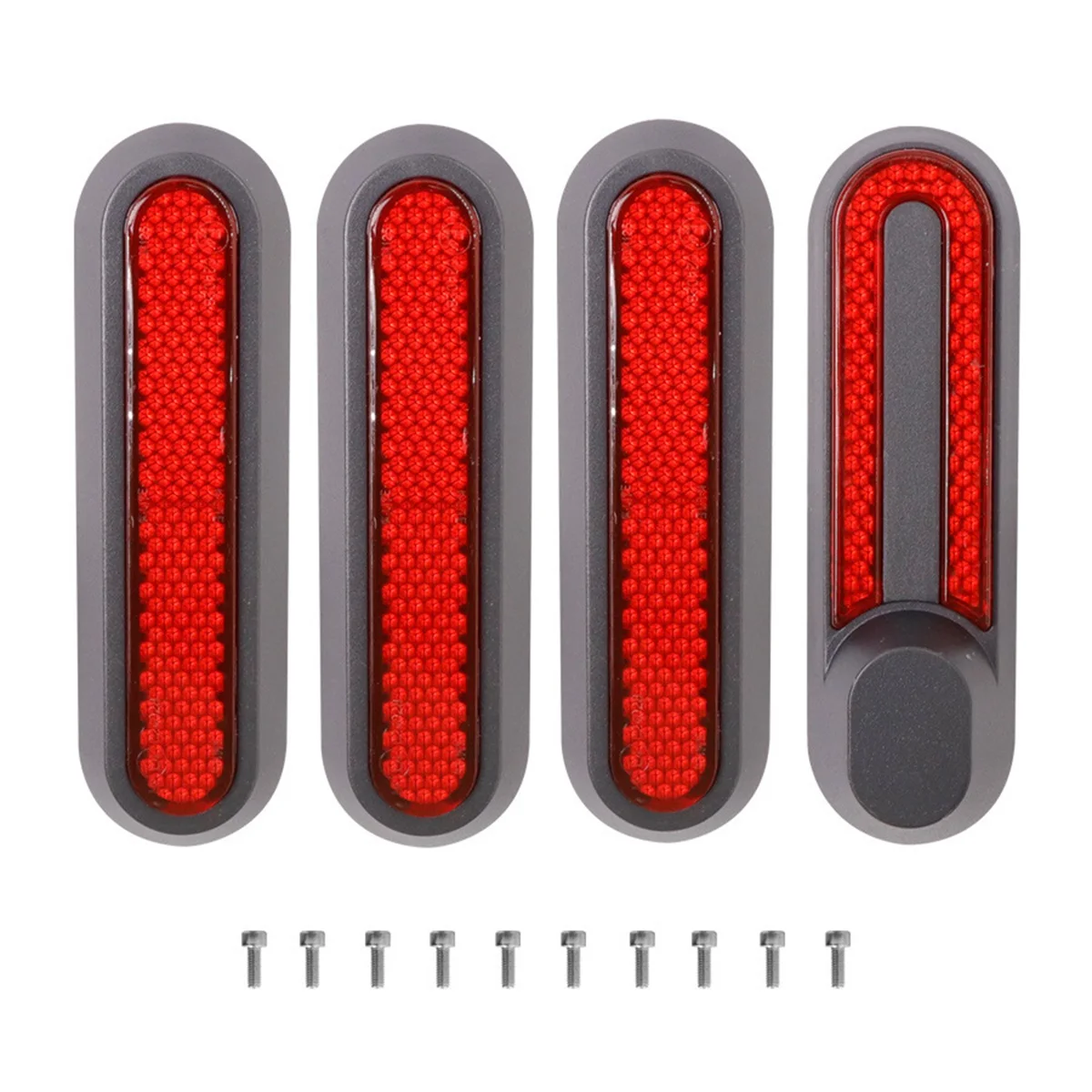 

Светоотражающий защитный чехол для электроскутера Xiaomi Mi M365/PRO/1S/Essential Scooter, задняя крышка ступицы колеса, красный