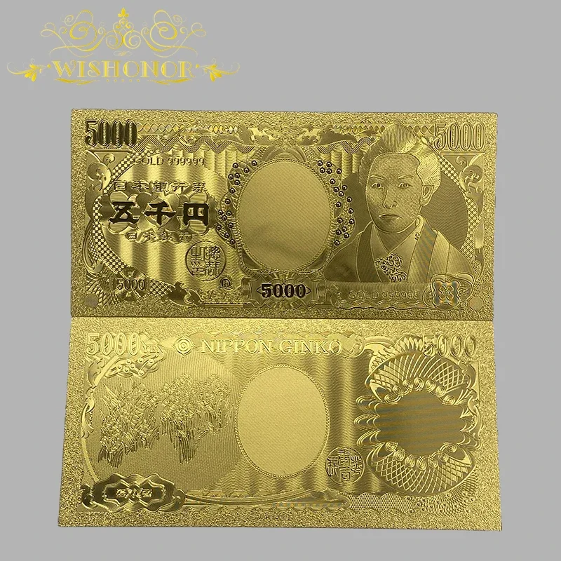 10 шт./партия банкноты из золота 10000-1 миллиард
