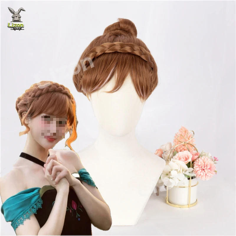 Топ Qualtiy Braids Короткие натуральные коричневые смешанные блондинки Анна Updo