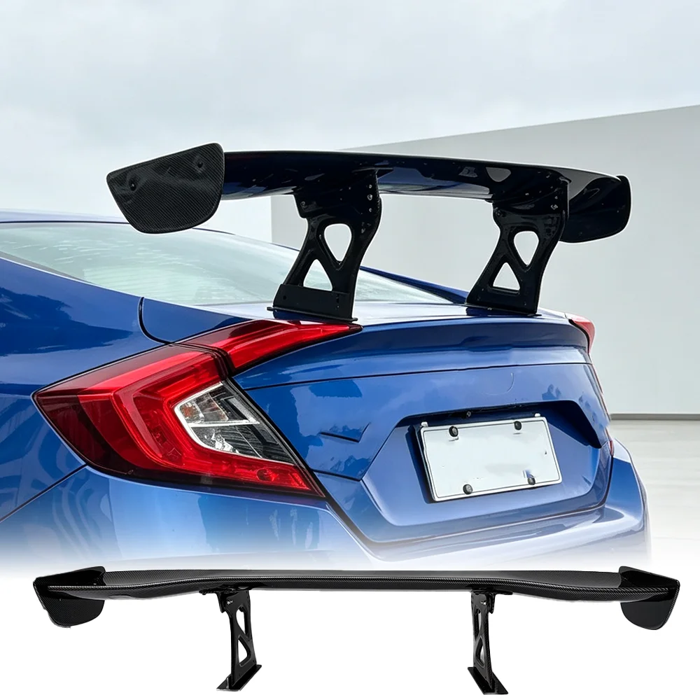 Фото Для Honda Civic 10-го и 11-го поколений 2016-2024 годов выпуска, универсальный задний спойлер VOLtex из оригинального карбона, детали для модификации. №4