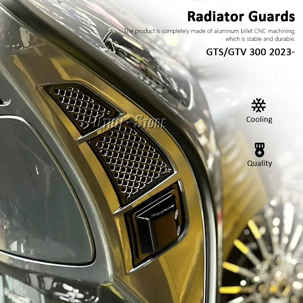 Алюминиевая защитная решетка радиатора мотоцикла с ЧПУ для Vespa GTS300 gts300 GTV300 GTS GTV 300