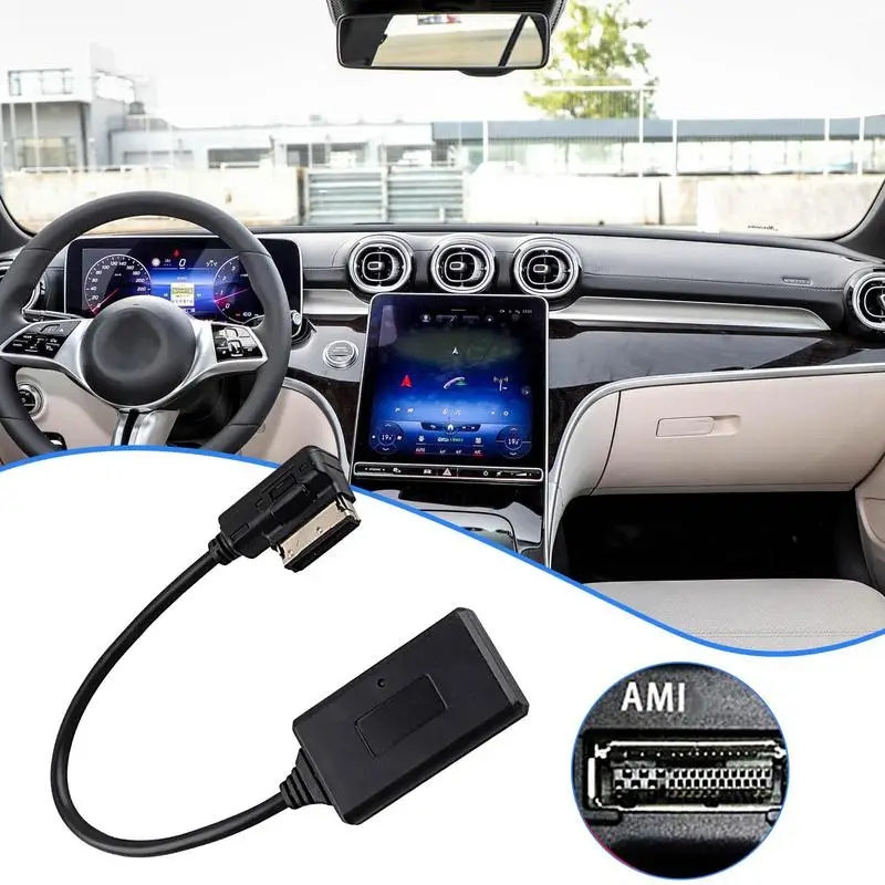 

Wireless Car Adapter Module V5.0 BT MMI AMI Audio Music Cable 30 Pins For Mercedes B-enz CL B E SL ML GL R Electronics Cable