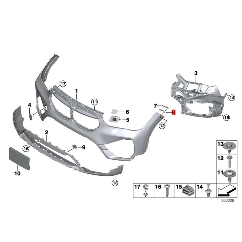 Усилитель переднего бампера х3 е83. Передний бампер фольксваген тигуан 2012г схема. Облицовка переднего бампера. Комплектующие переднего бампера бмв m3 2011. Крепление переднего бампера бмв 4.