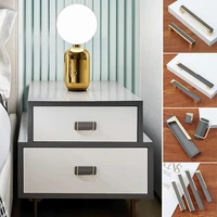 zinc alloy cabinet handle furniture drawer pulls european wardrobe handle kitchen door cupboard drawer knob handles