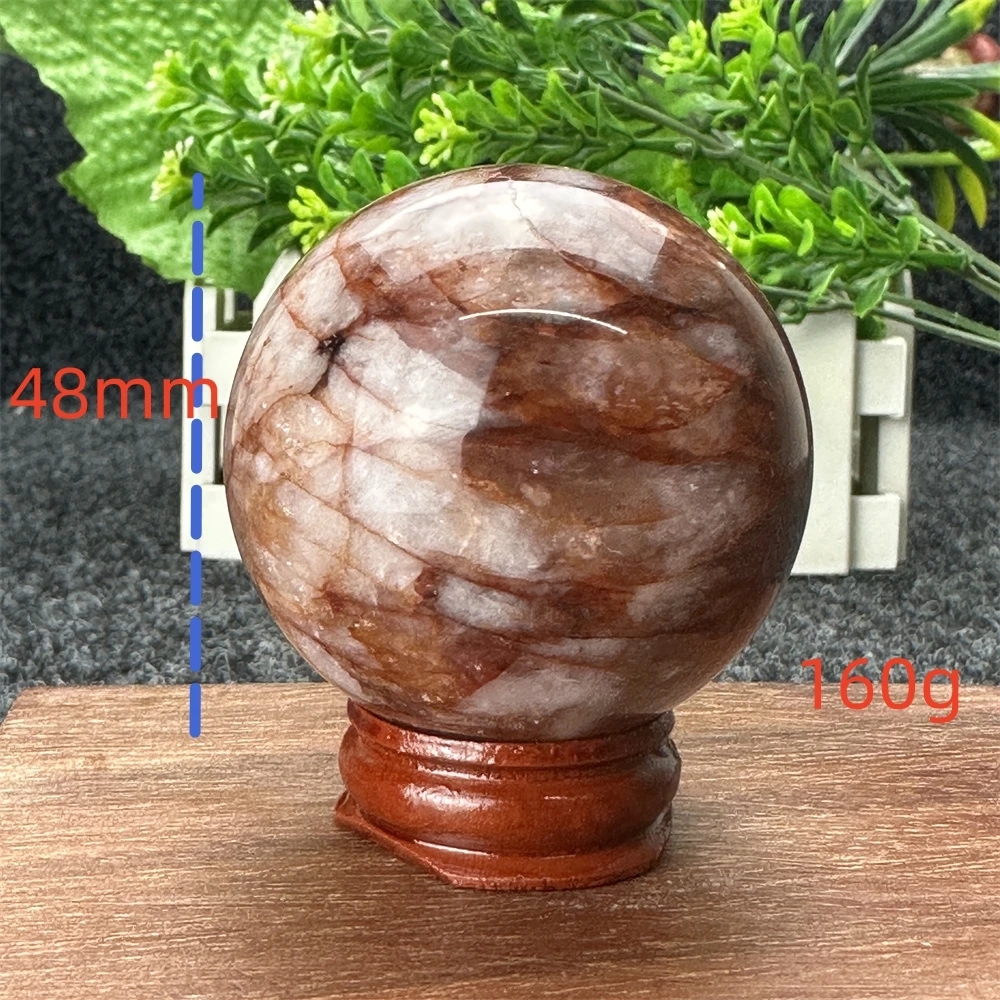 

Натуральный красный цветок в виде жвачки, кварцевый зеркальный цветок, украшение для дома и офиса, освещение, аура Фэн