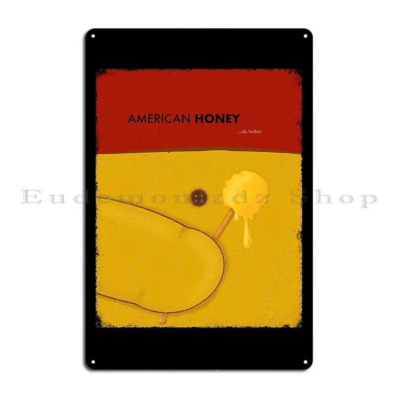 Американский мед Sweeter Than Honey Proud Girl Happy Bees and Flowers Металлическая вечеринка