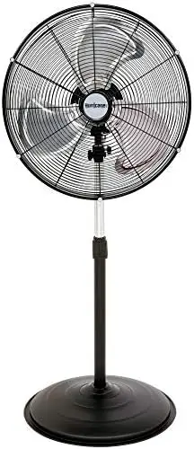 

Stand Fan - 20 Inch, , High Velocity, Heavy Duty Metal For Industrial, Commercial, Residential, & Greenhouse Use - ETL Liste Cam