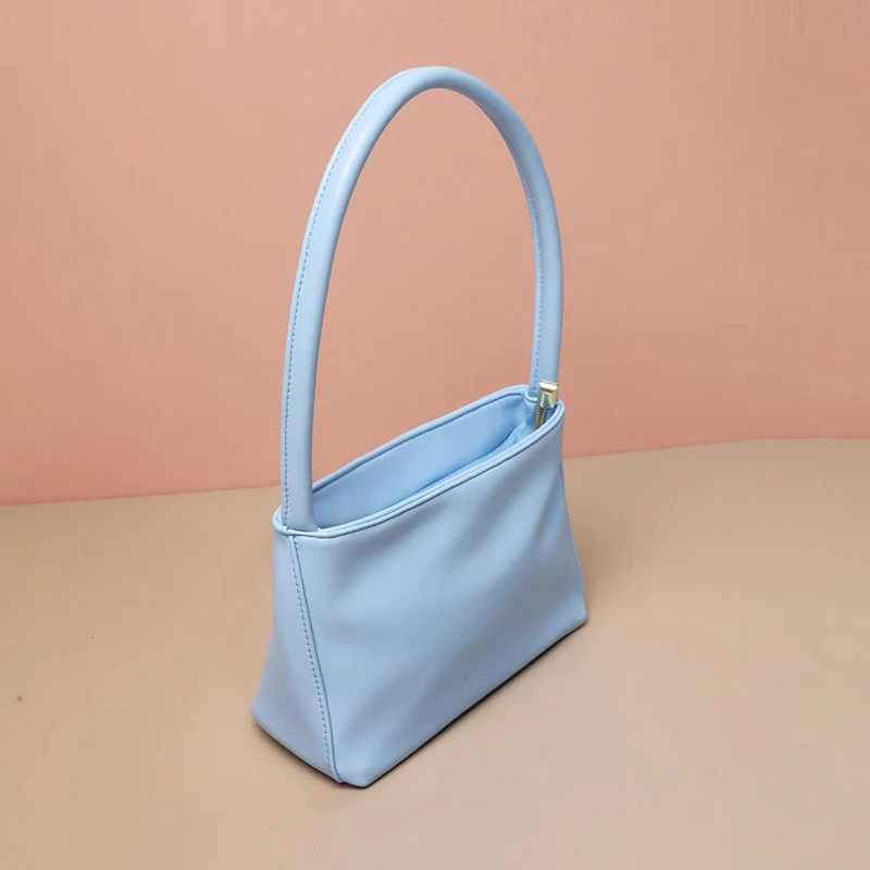 

2022 Spring Trendy Small Good Quality PU Leather Women's Designer Handbag Luxury Brand Underarm Shoulder Bags Kawaii Cute Totes