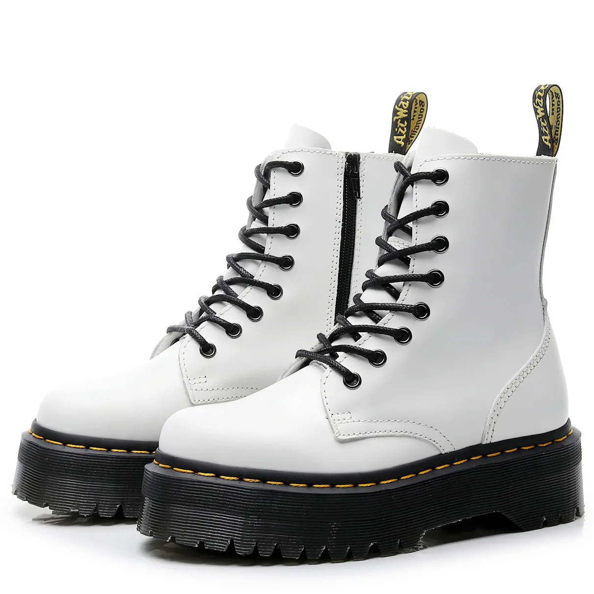 

high-top zipper muffins to increase the height of European and American British windmill shoes
