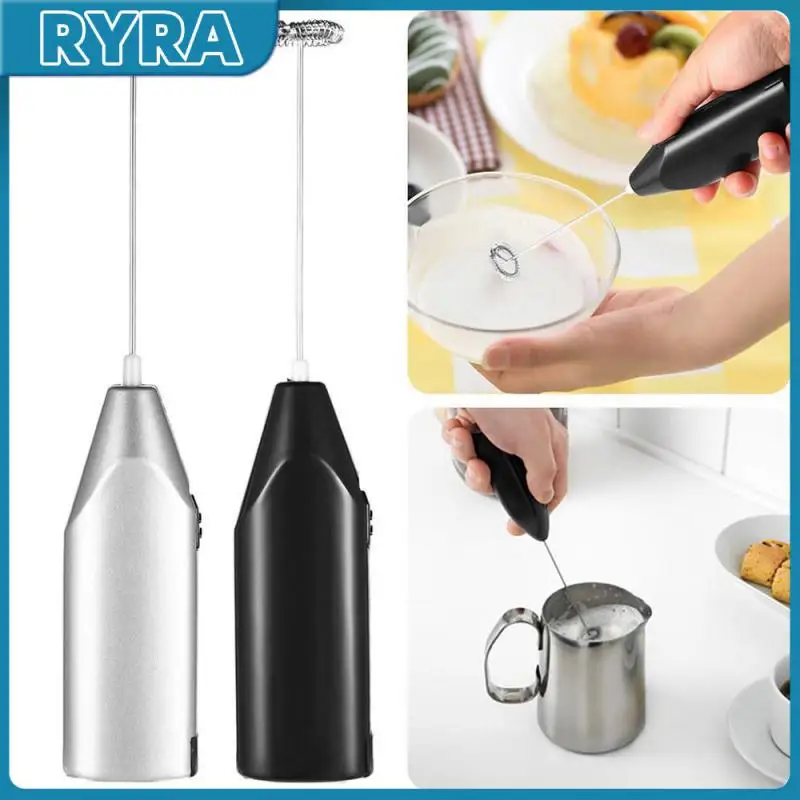 

Electric Milk Frother Egg Beater Coffee Cappuccino Creamer Whisk Frothy Blend Whisker Kitchen Drink Foamer Whisk Mixer Stirrer