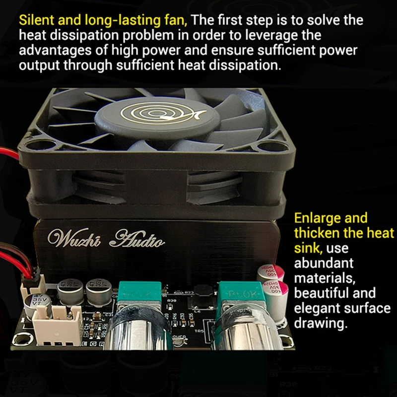 Плата цифрового усилителя мощности 2 1-канальный сабвуфер 600 Вт TPA3225 Модуль Bluetooth с