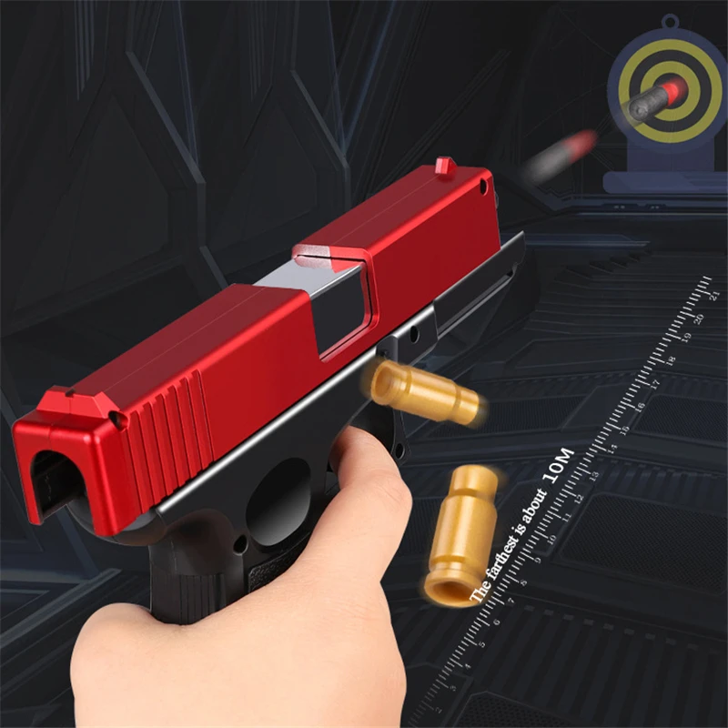 

Пистолет Glock для детей и взрослых, телефон для страйкбола с глушителем, модель M1911