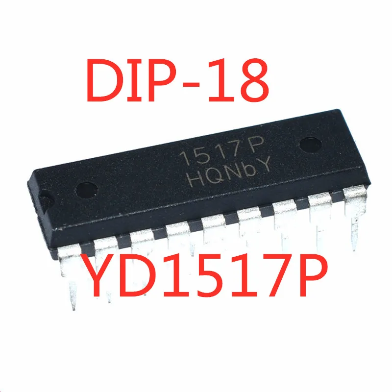 

5PCS/LOT YD1517P CD1517CP 1517 TDA1517P DIP-18 two-channel audio amplifier integrated