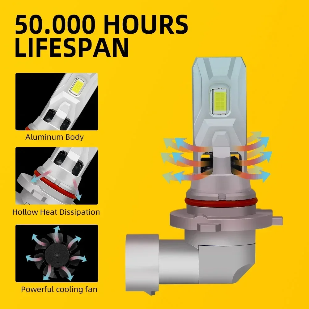 2 шт. автомобильные светодиодные фары для Toyota Land Cruiser 2000-2014 2015 2016 2017 2018 2019 2020 2021